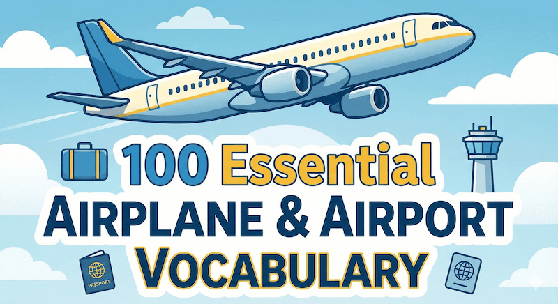 飛行機・空港の英語100選!機内・入国審査・トラブル対応も完全網羅