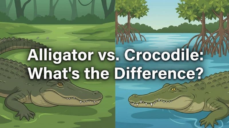 ワニは英語で?アリゲーターとクロコダイルの違いと覚え方