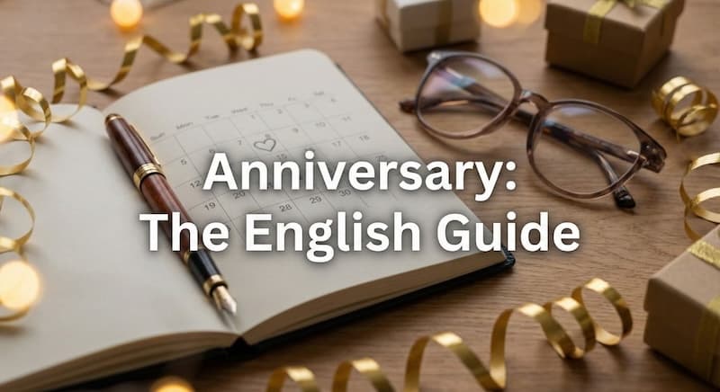 「アニバーサリー」は英語で?スペル・略語からお祝いメッセージまで徹底解説