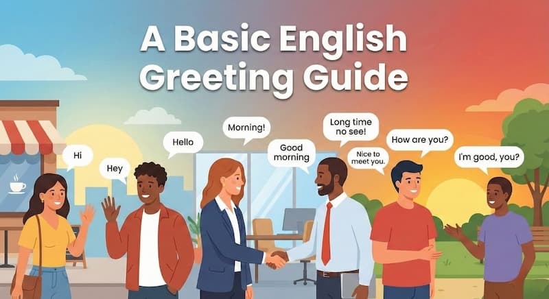 英語の「こんにちは」「おはよう」基本の挨拶完全ガイド!ネイティブが使う自然なフレーズと返し方