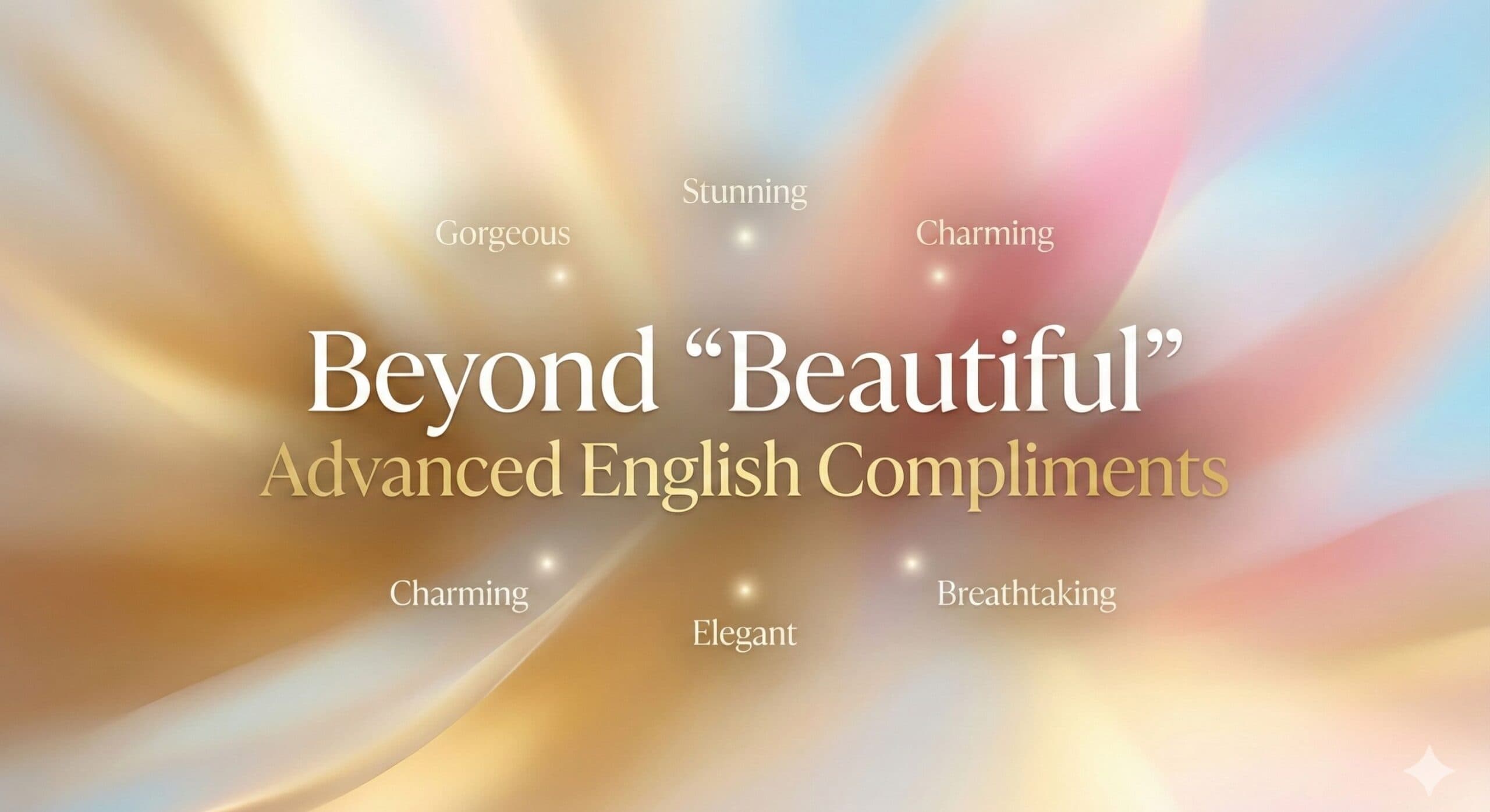 「あなたは美しい」を英語で?女性やパートナーを褒める表現・使い分けガイド