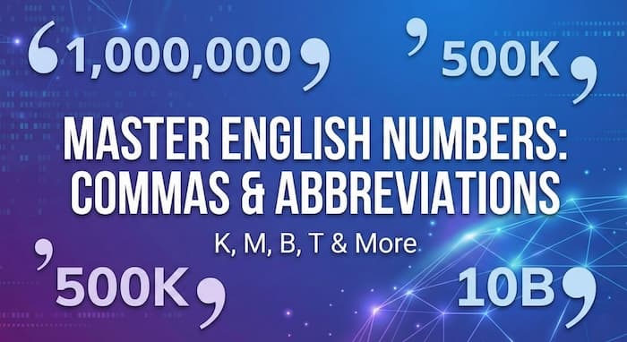「100万」「10億」は英語で?大きな数字の単位と3桁区切りの法則
