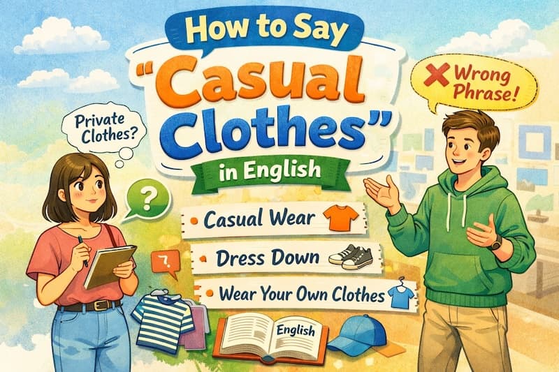 「私服」は英語で Private clothes じゃない?学校・職場・警察などシーン別の正しい呼び方