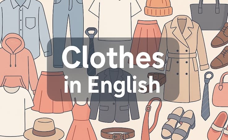 服の英語100選|シャツ・パンツ・ワンピース・靴・アクセサリーまで完全ガイド