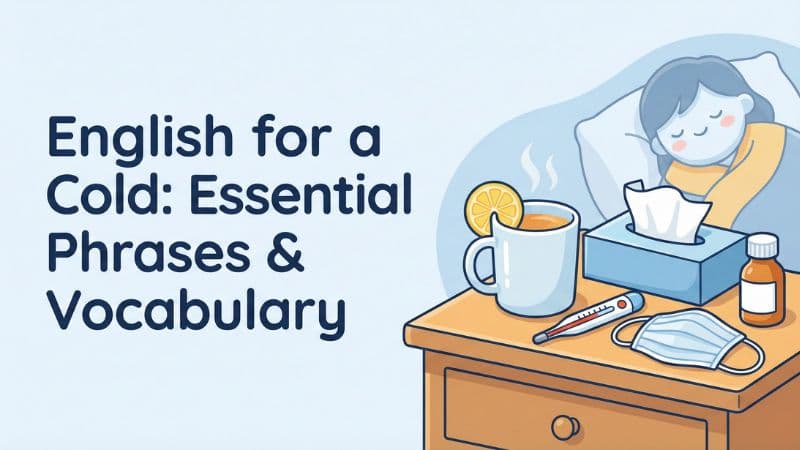 「風邪」は英語で?catchとhaveの使い分け、症状の伝え方、欠席連絡まで