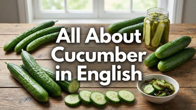 きゅうりは英語で?発音のコツや「ピクルス」との違い・料理名まで