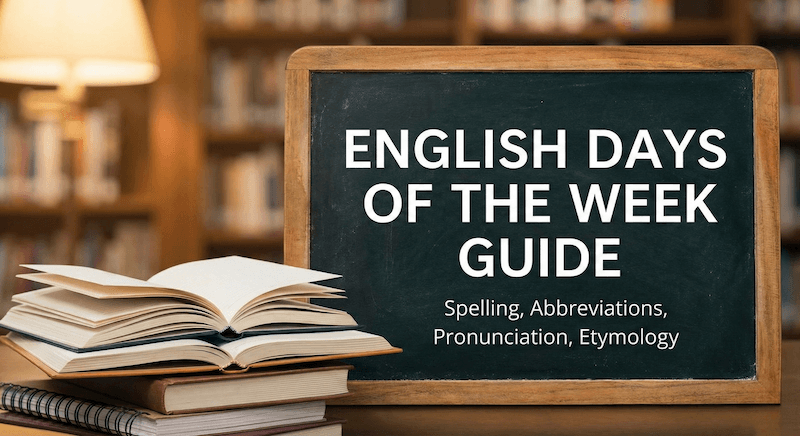英語の曜日完全ガイド!スペル・略語・発音から覚え方・語源まで