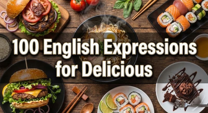 【美味しいの英語100選】Deliciousだけじゃない!味・食感・感動を伝える完全版