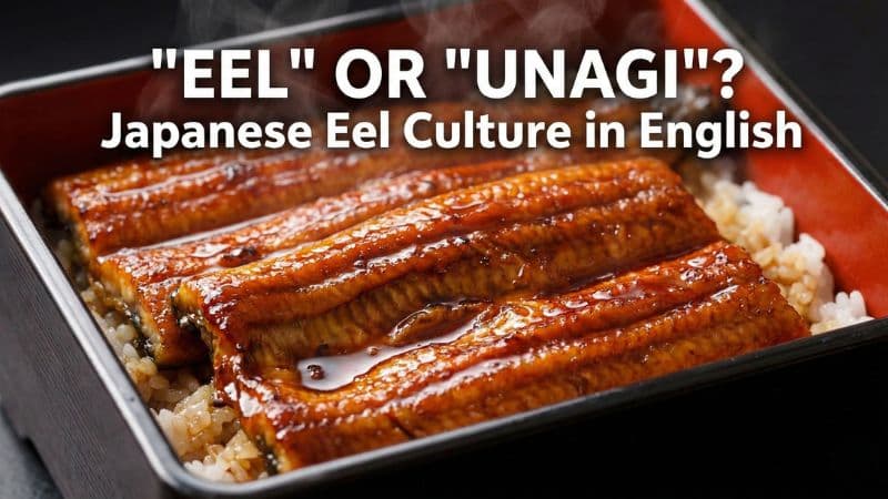 うなぎは英語で?穴子との違いや蒲焼きの説明フレーズを解説