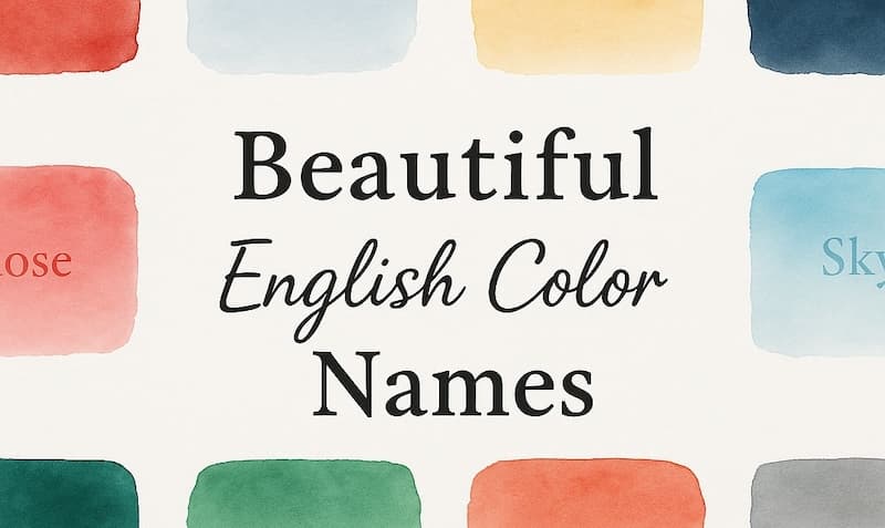 英語の色の名前100選|おしゃれ・意味・ネーミングに使える色一覧