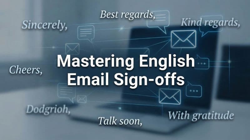英語メールの結び決定版!ビジネス・先生・友達への書き方と「よろしく」の表現