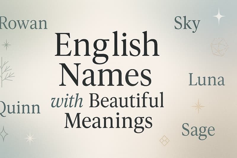 意味のある英語の名前100選|前向き・自然・神話・中性的な名前まとめ