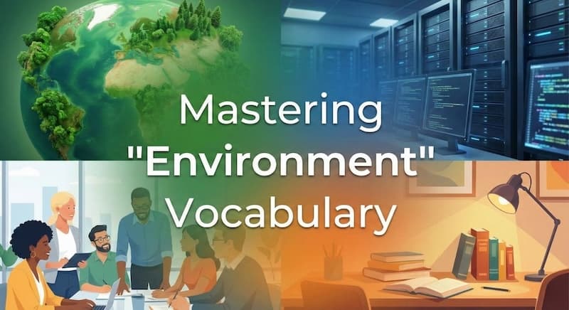 環境は英語で?IT・自然・職場などシーン別表現を完全網羅