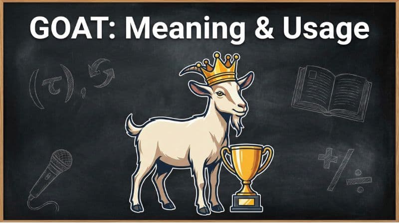 ヤギは英語で?スラングのG.O.A.T.や鳴き声も解説