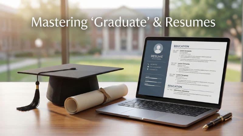 「大学を卒業する」は英語で?履歴書に書ける文法と「卒業見込み」の表現