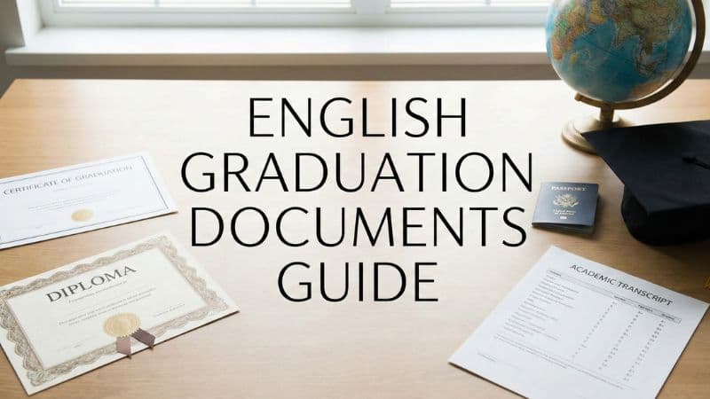 卒業証明書や証書は英語で?留学・手続きで使う必須単語と違いを解説