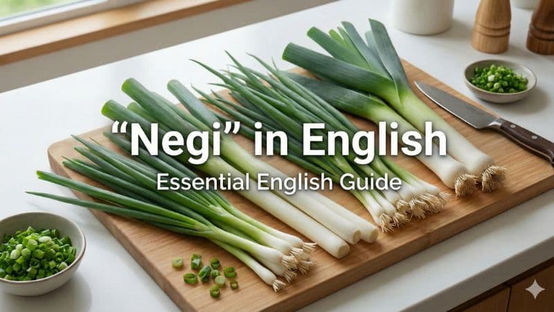 ネギは英語で?種類別の呼び方と料理で使える表現集