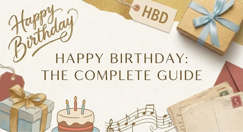 「ハッピーバースデー」の英語スペル完全ガイド!おしゃれな筆記体・略語から歌の歌詞まで