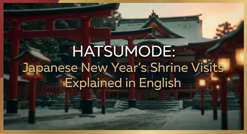 初詣は英語で?外国人に日本文化とお参りの作法を説明するフレーズ集