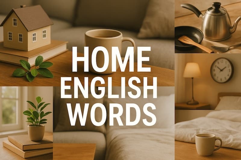 家にまつわる英語まとめ|部屋・家具・家事・暮らしの表現を解説