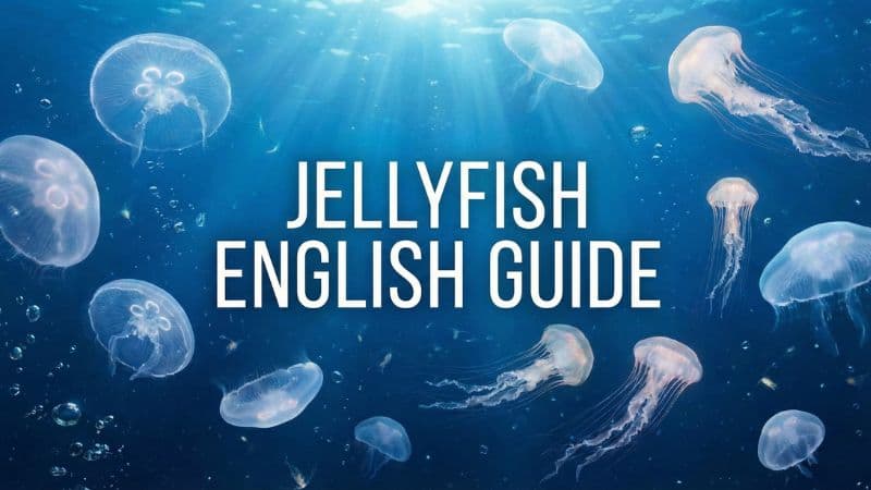 クラゲは英語で?複数形や「刺された」の表現も解説