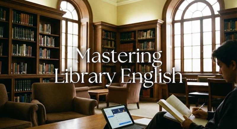図書館の英語完全攻略!司書・自習・返却の言い方と発音のコツ