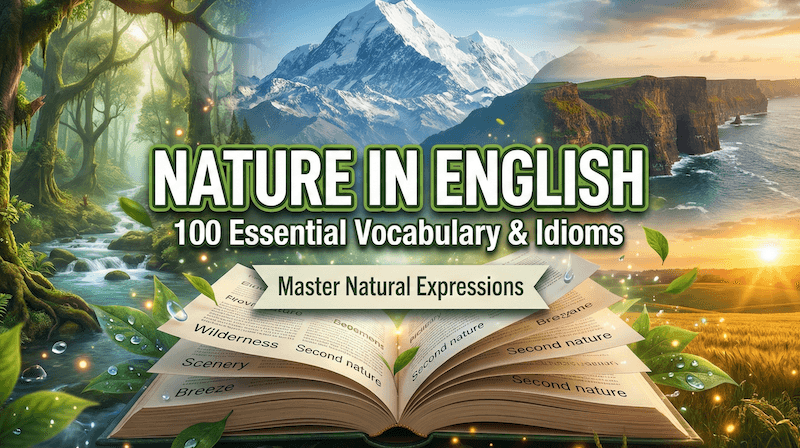 【自然の英語100選】Natureだけじゃない!壮大な風景描写からネイティブ表現まで