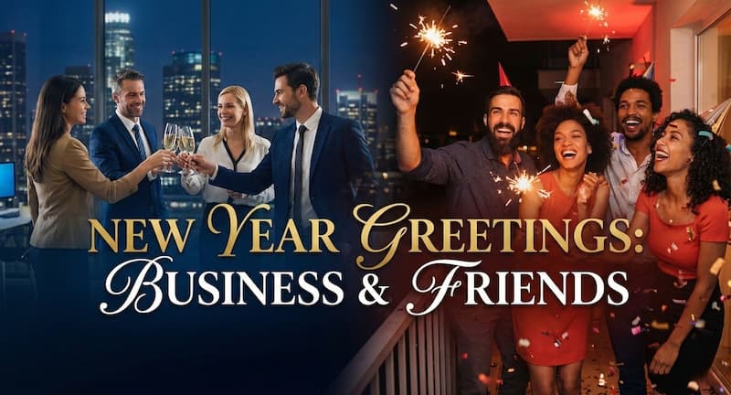 新年の挨拶を英語で!ネイティブに伝わるフレーズ集と「A」の有無【ビジネス・友達】