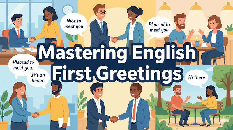 英語の初対面挨拶ガイド|対面・メール・カジュアル別の正解