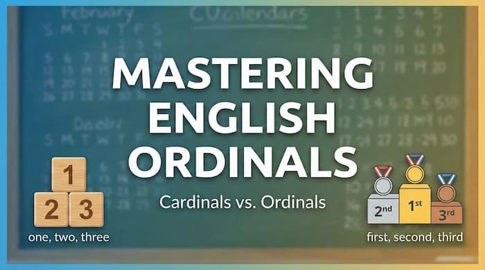 英語の序数と日付の書き方|thの発音と不規則な変化ルール