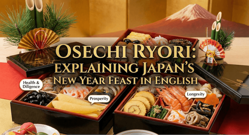 「おせち料理」は英語で何て言う?具材の意味や外国人に説明するフレーズを完全網羅