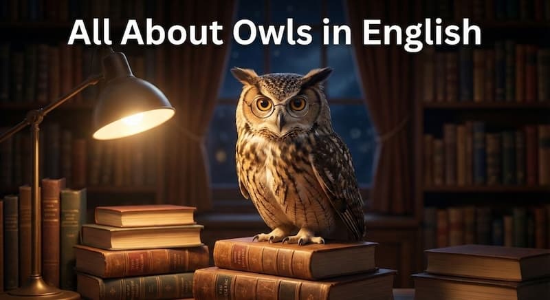 フクロウは英語で?発音のコツ・ミミズクとの違い・鳴き声まで