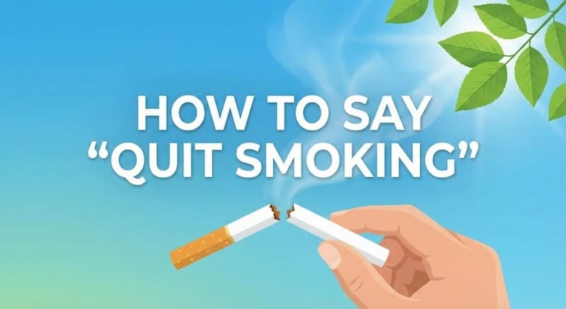「禁煙する」は英語で?quitとgive upの使い分けや「スパッとやめる」表現まで徹底解説