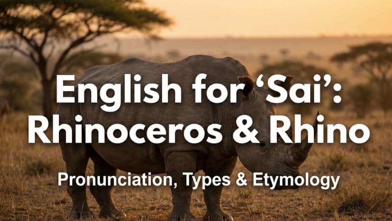 サイは英語で?基本の読み方から種類別の呼び名まで
