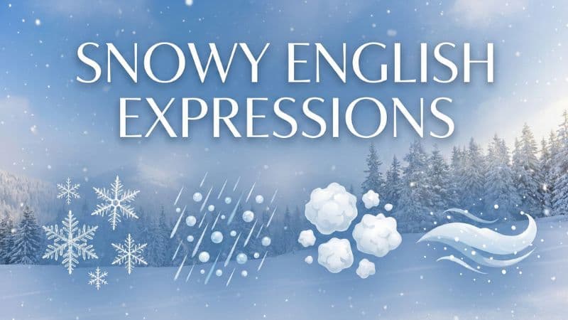 「雪」の英語表現|粉雪・みぞれの種類から「積もる・溶ける」の動詞まで