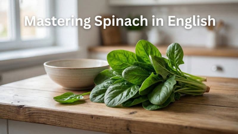 「ほうれん草」は英語で?発音のコツや数え方、小松菜との違いまで