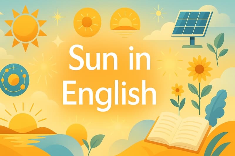 太陽の英語100選|sun・solarの違いと関連英単語
