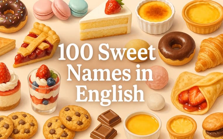 スイーツの英語100選|お菓子・デザートの名前一覧&意味まとめ