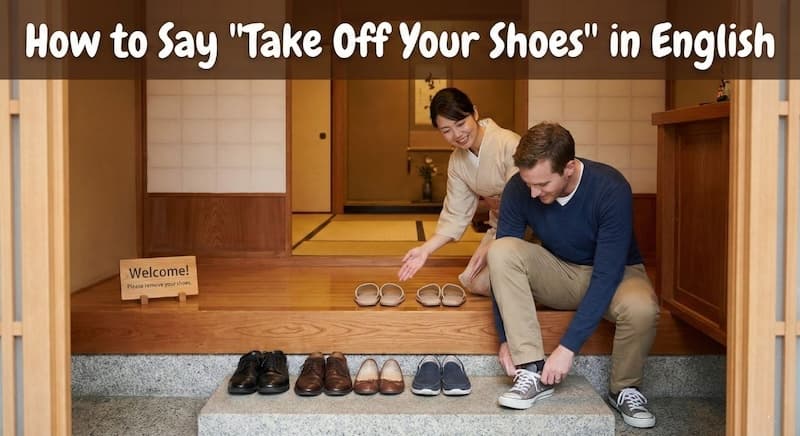 「靴を脱ぐ」は英語で何?「土足厳禁」や玄関でのマナーを伝える表現集