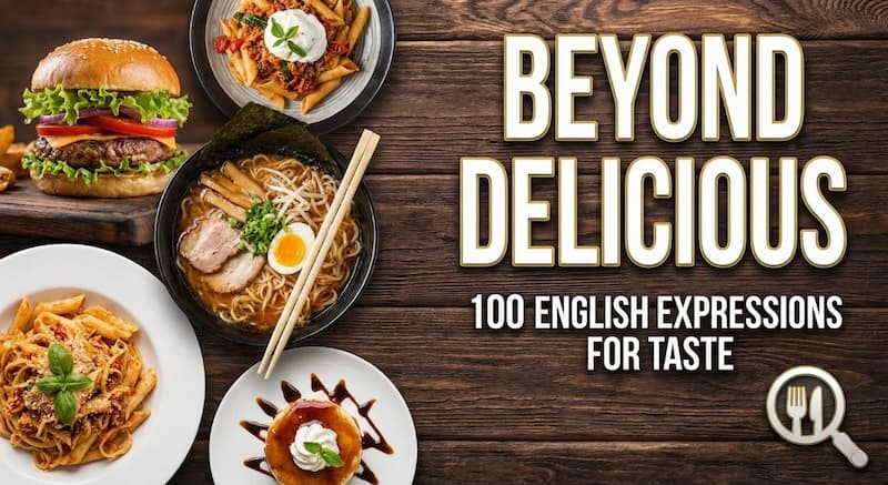 「味・食感」の英語表現ガイド|コクや香りを伝える単語100選