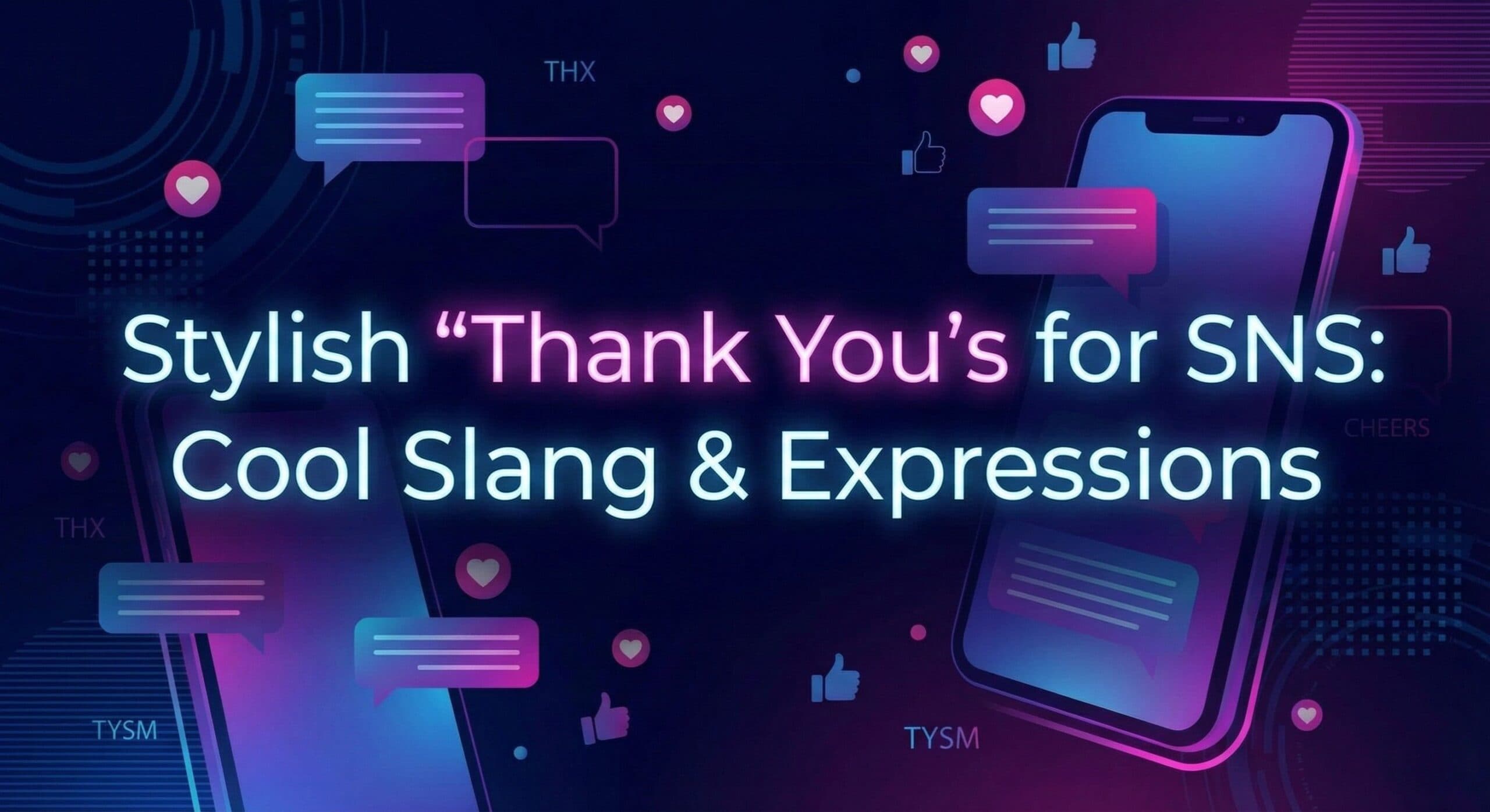 英語で「ありがとう」をおしゃれに伝える!SNSで使える短いスラング・かっこいい表現