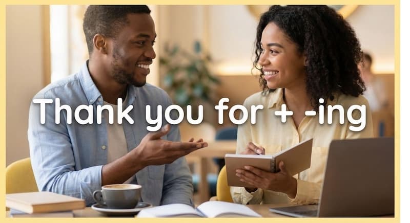 「~してくれてありがとう」の英語表現15選!Thank you for ~ingの使い分け