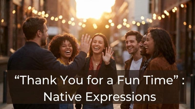 「楽しい時間をありがとう」を英語で!友達・恋人・ビジネスで使い分ける感謝フレーズガイド