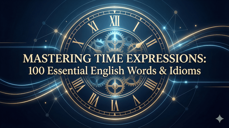 「時間」を表す英語表現100選!単語・前置詞からネイティブの熟語まで徹底解説