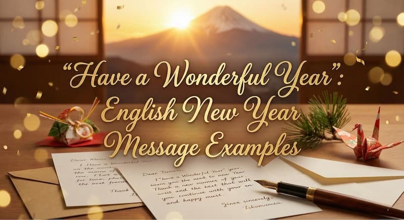 「素敵な一年になりますように」は英語でどう伝える?ネイティブが使うシーン別・相手別メッセージ例文集