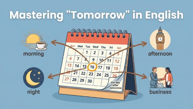 「明日」の英語表現まとめ|tomorrowの使い方、明後日、ビジネスでの言い換えまで | TANZAM辞書