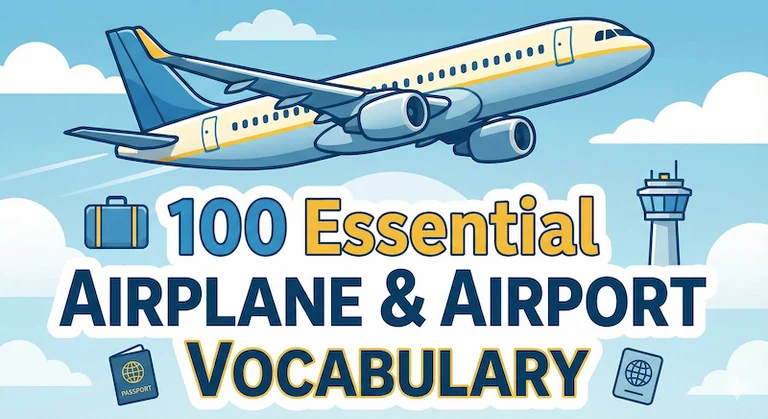 飛行機・空港の英語100選!機内・入国審査・トラブル対応も完全網羅