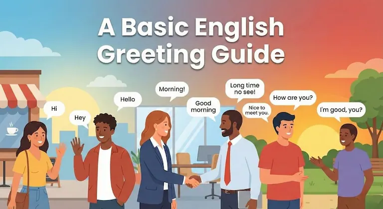 英語の「こんにちは」「おはよう」基本の挨拶完全ガイド!ネイティブが使う自然なフレーズと返し方