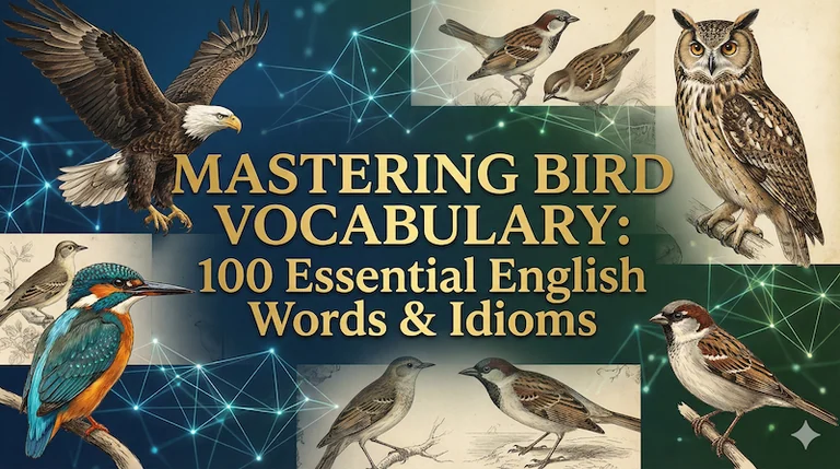 「鳥」の英語表現100選!種類・鳴き声からネイティブの熟語まで解説