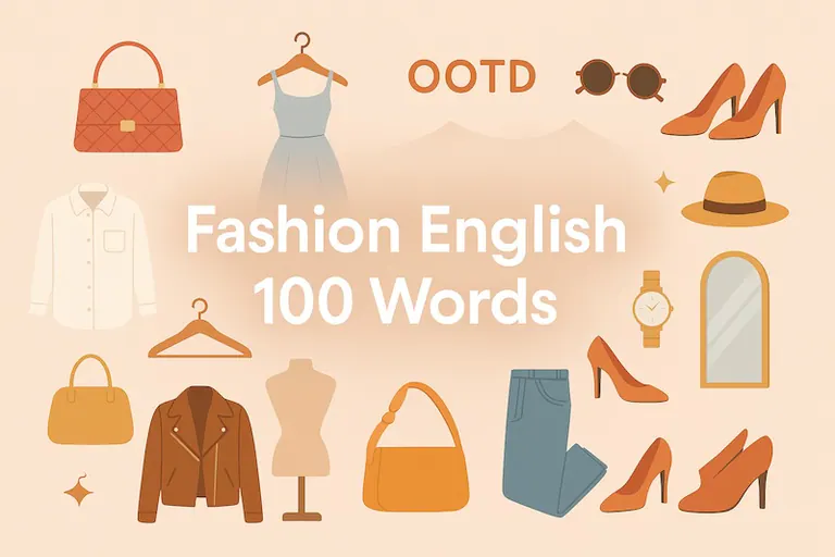ファッション英語100選|服・おしゃれ・スラングまで一気に学べる!